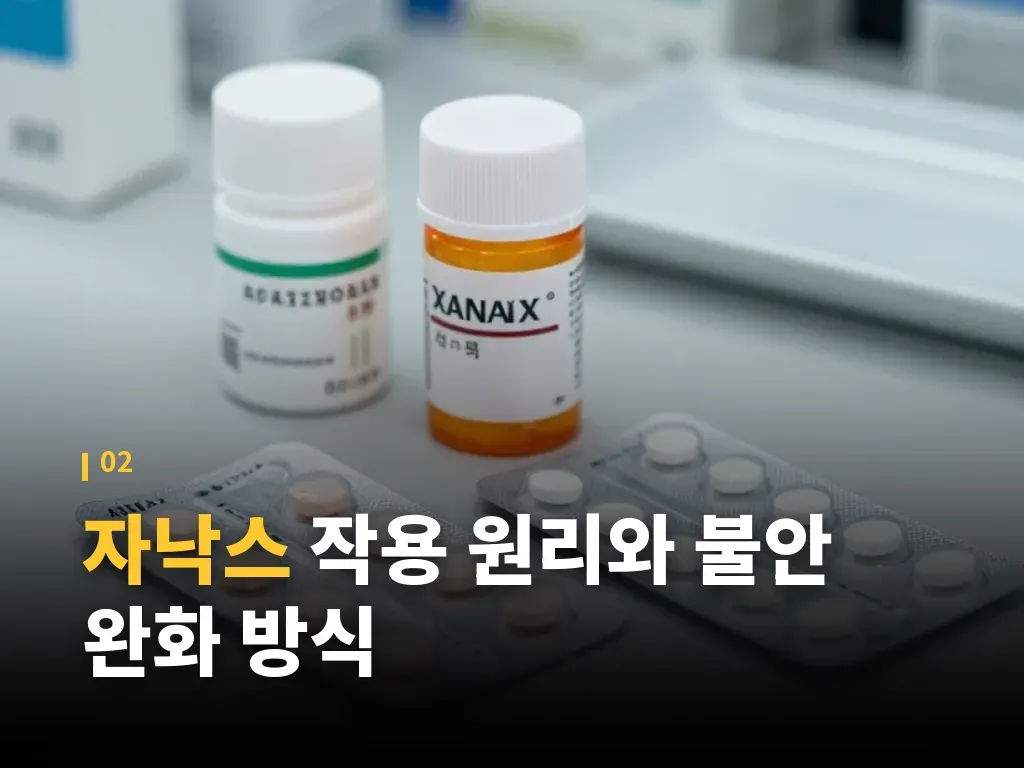 자낙스 부작용과 경고 신호 이미지