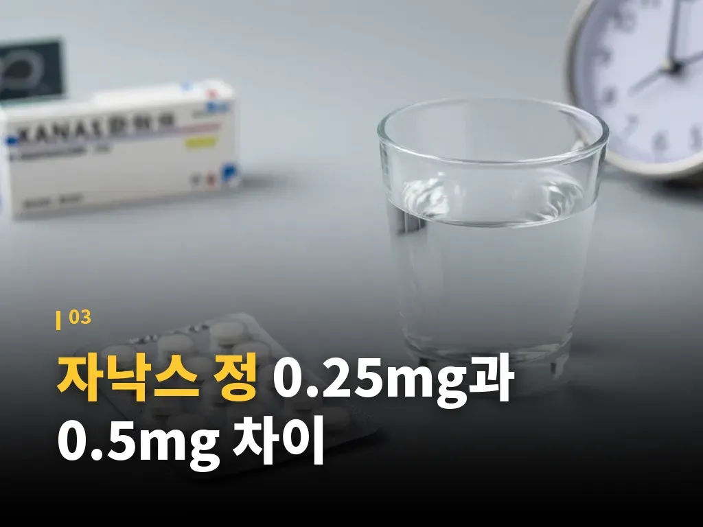 자낙스 정 부작용과 위험 신호 이미지