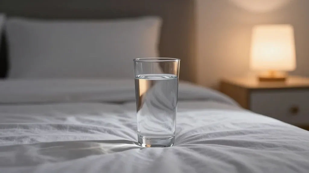 잠자기전물 종류별 건강 효과 비교 이미지
