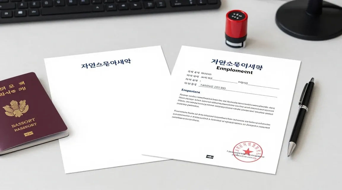 재직증명서 양식 Q&A 이미지