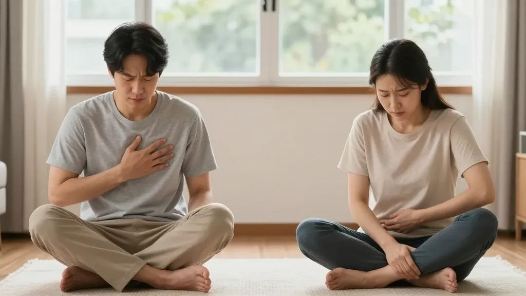 정상빈혈수치와 관련된 주요 건강 위험 이미지