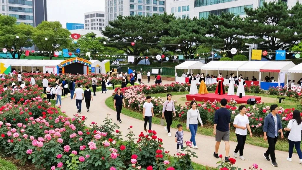 중랑장미축제 개최 후 지역 경제 및 문화 영향 이미지