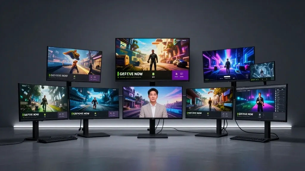 지포스 나우와 전통 PC 게임 환경 비교 이미지
