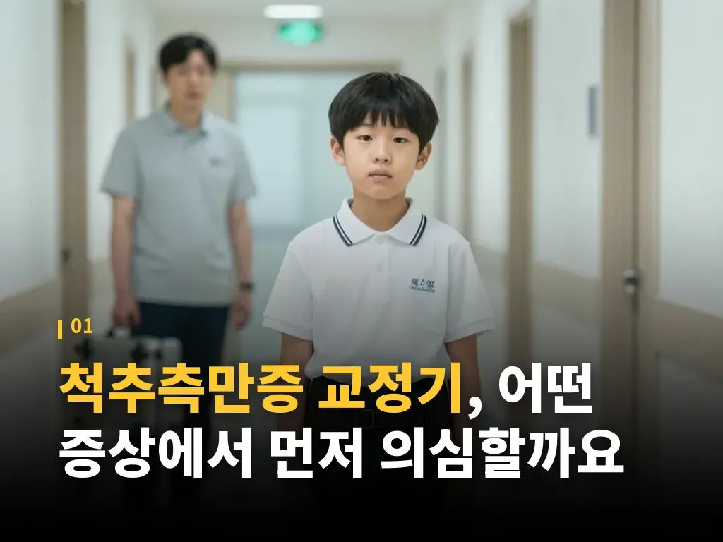 척추측만증 교정기 종류별 차이 이미지