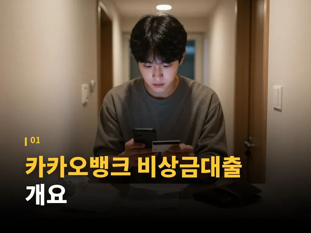 카카오뱅크 비상금대출 거절 사유 이미지