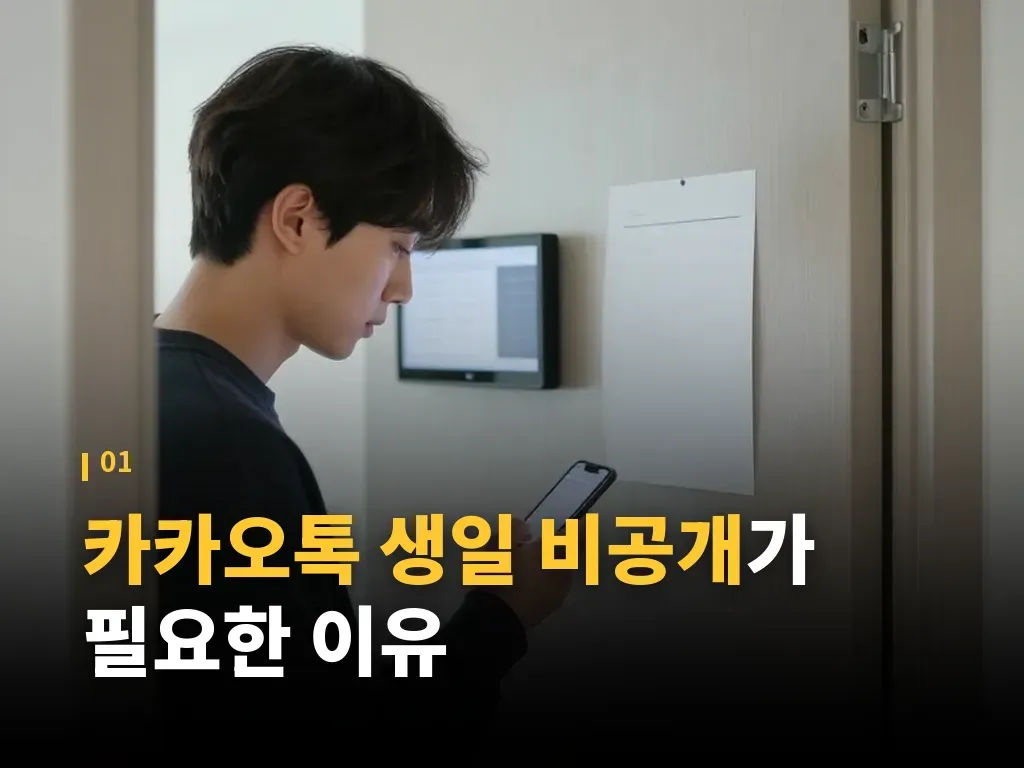 카카오톡 생일 비공개와 생일 알림 끄기 차이 이미지