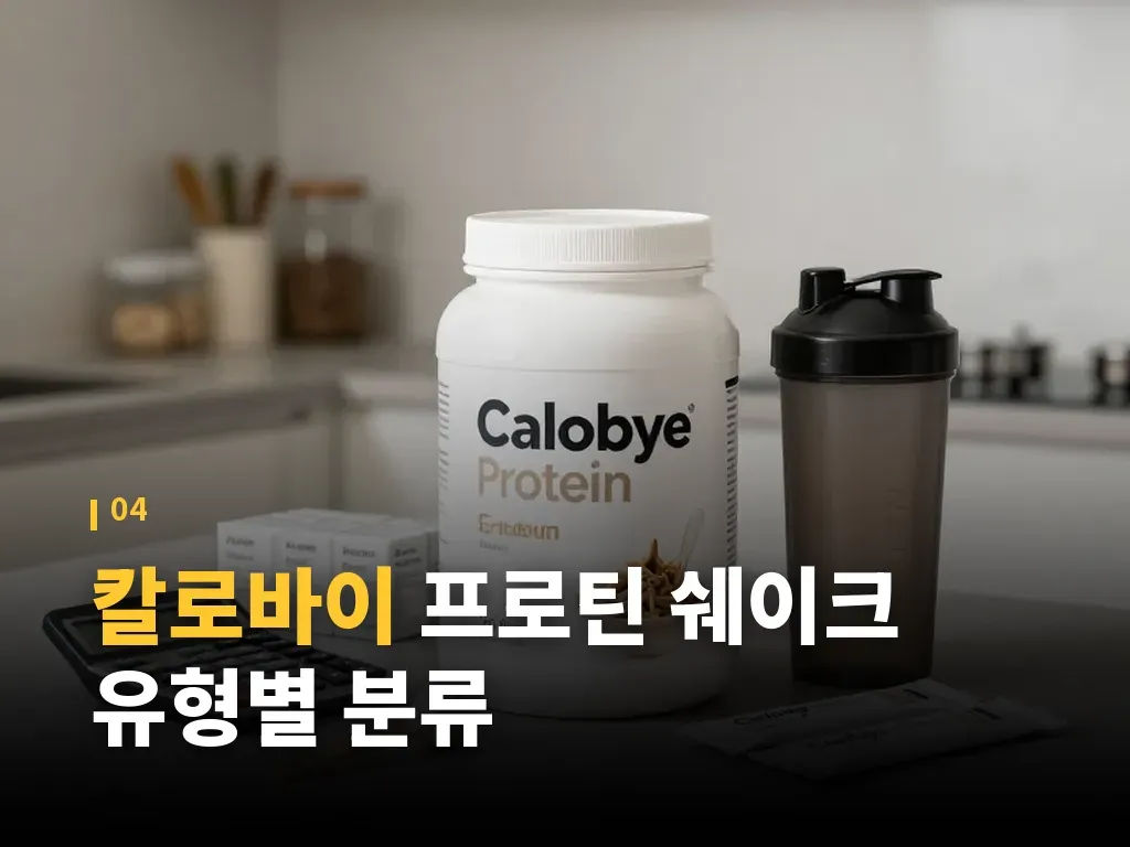 칼로바이 프로틴 쉐이크 구매 전 체크할 성분표 이미지