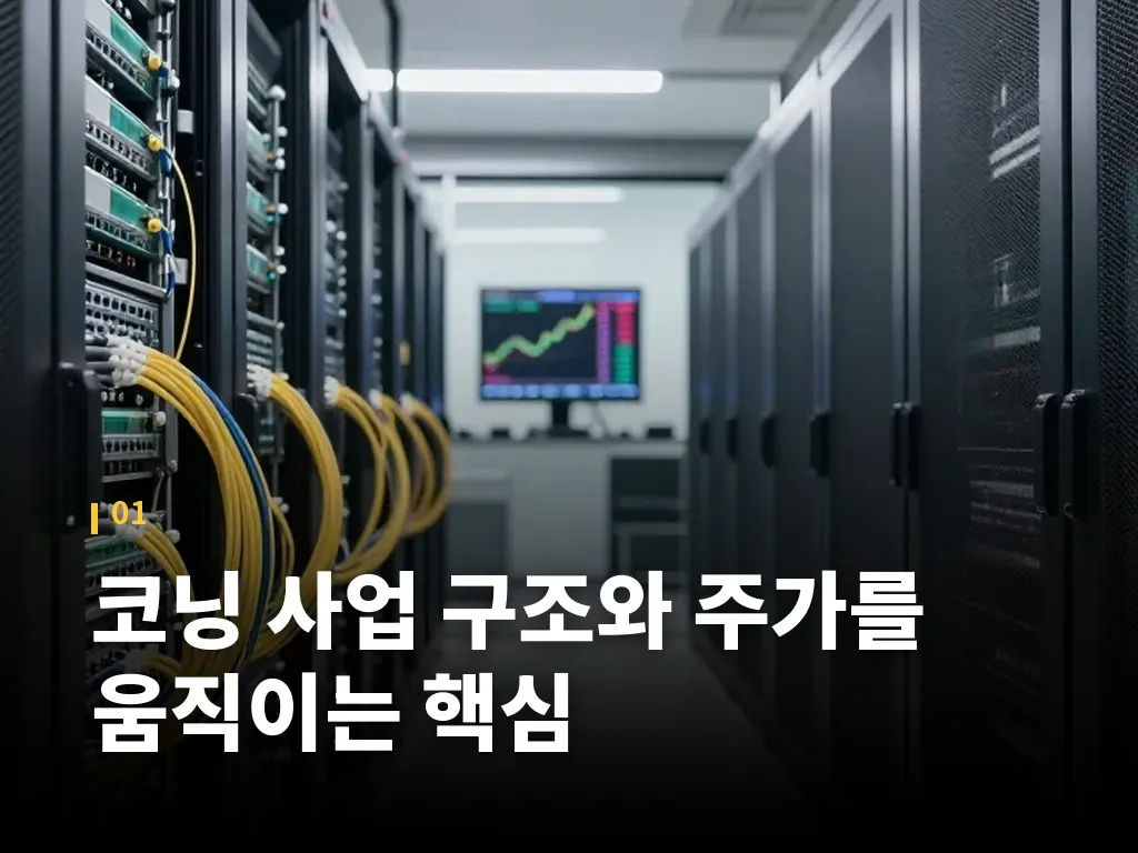 코닝 사업 구조와 주가를 움직이는 핵심 이미지