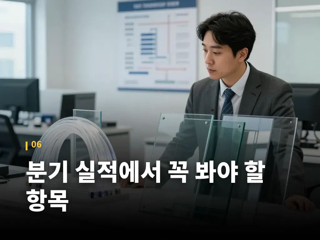 분기 실적에서 꼭 봐야 할 항목 이미지