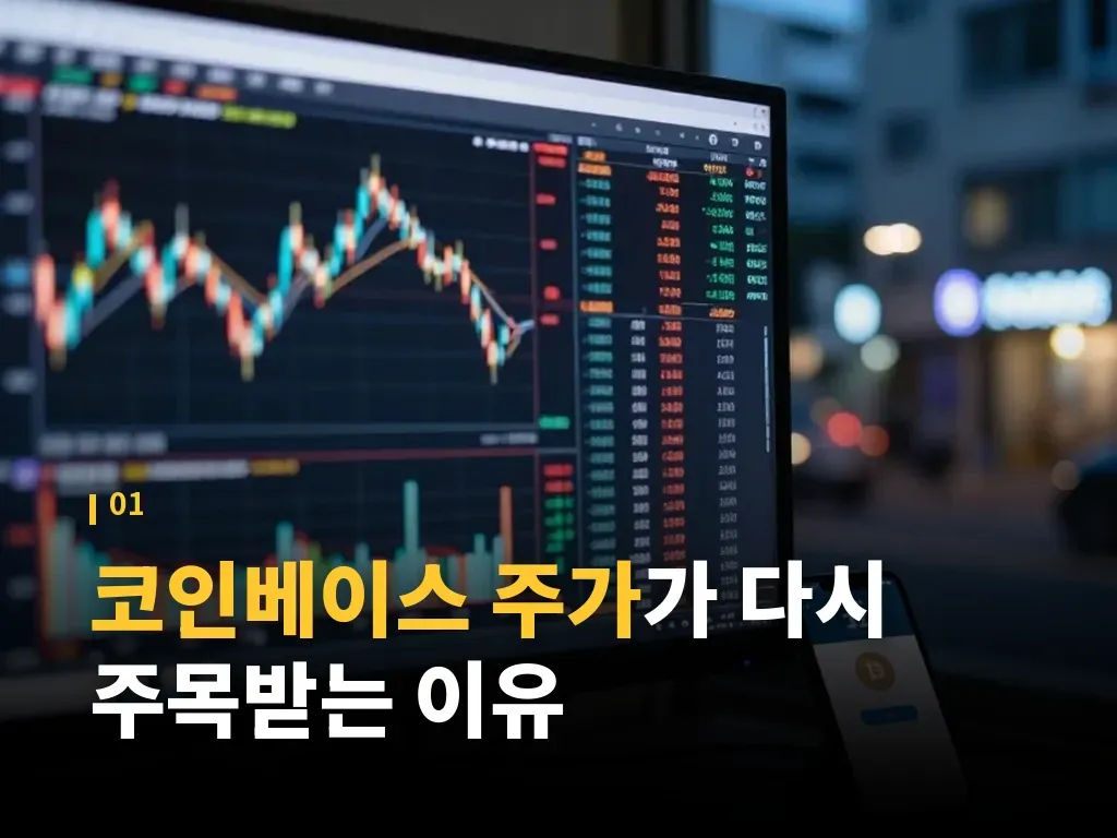 코인베이스 주가를 움직이는 핵심 지표 이미지