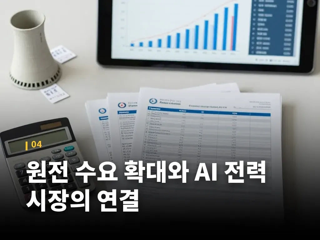 원전 대장주와 일반 유틸리티의 차이 이미지