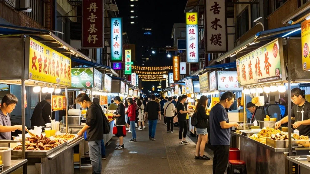 타이베이 3대 야시장 맛집 방문 시 주의사항과 팁 이미지