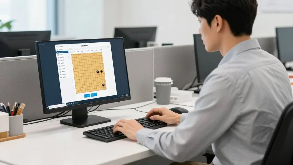 대국실 입장과 서버 선택 기준 이미지