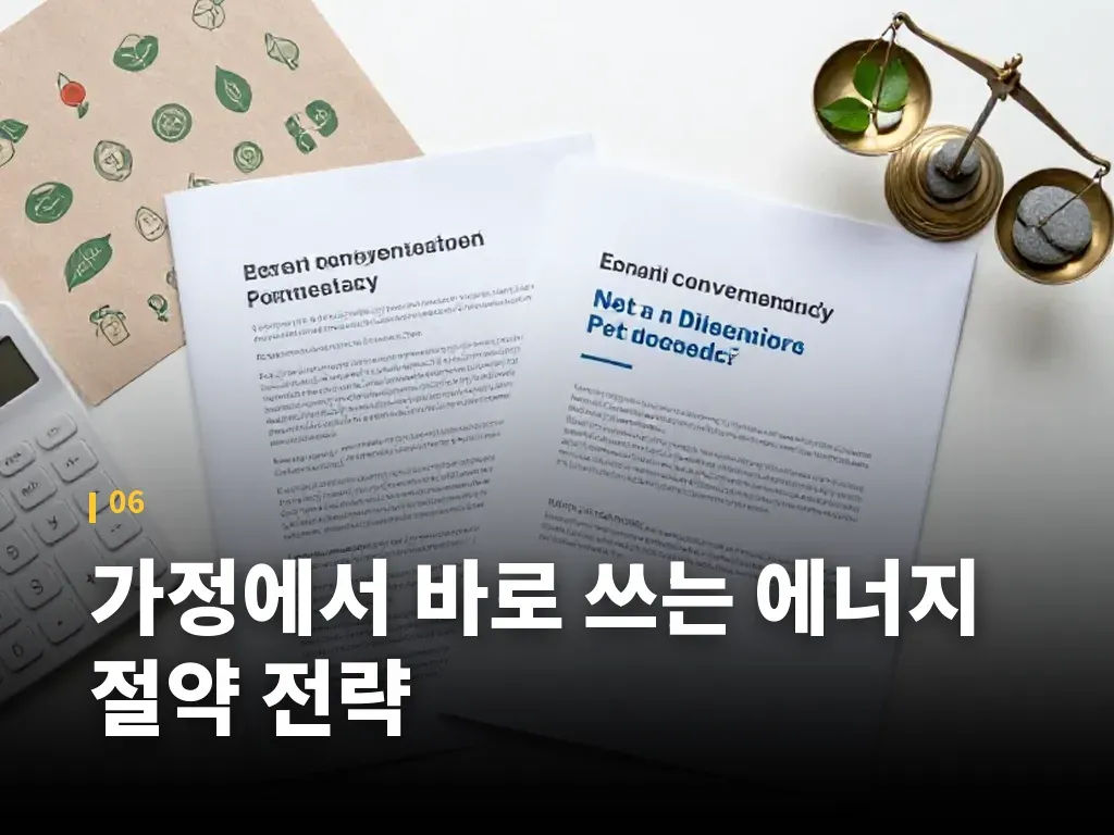 가정에서 바로 쓰는 에너지 절약 전략 이미지