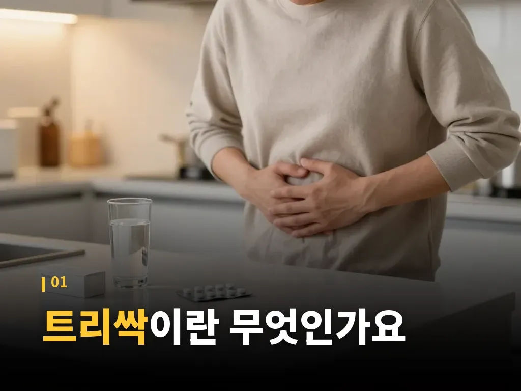 트리싹과 다른 소화기 약 비교 이미지