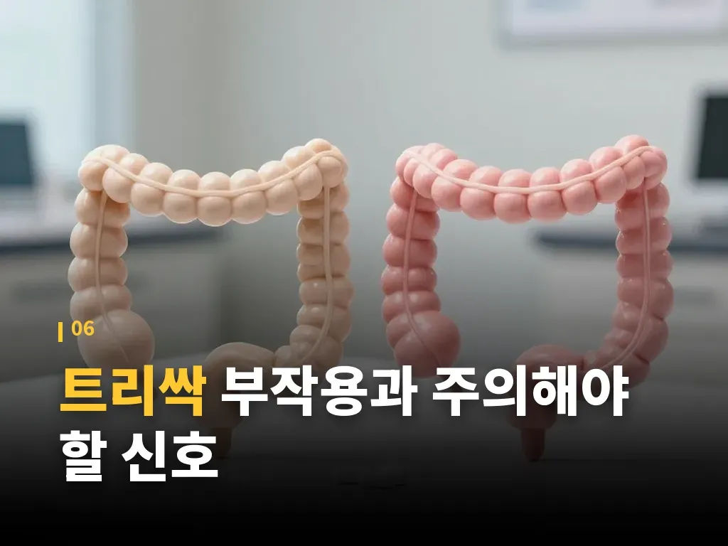 트리싹 복용 시 생활습관 관리 이미지