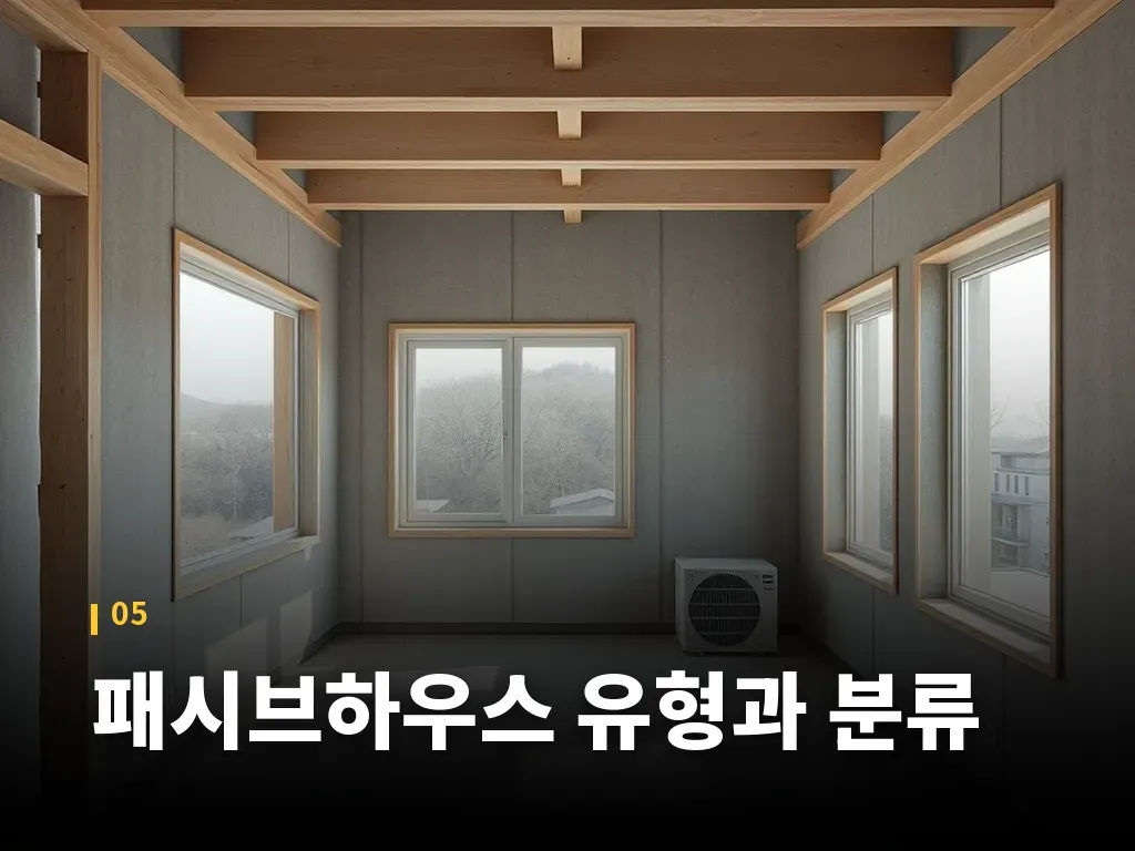 패시브하우스 유형과 분류 이미지