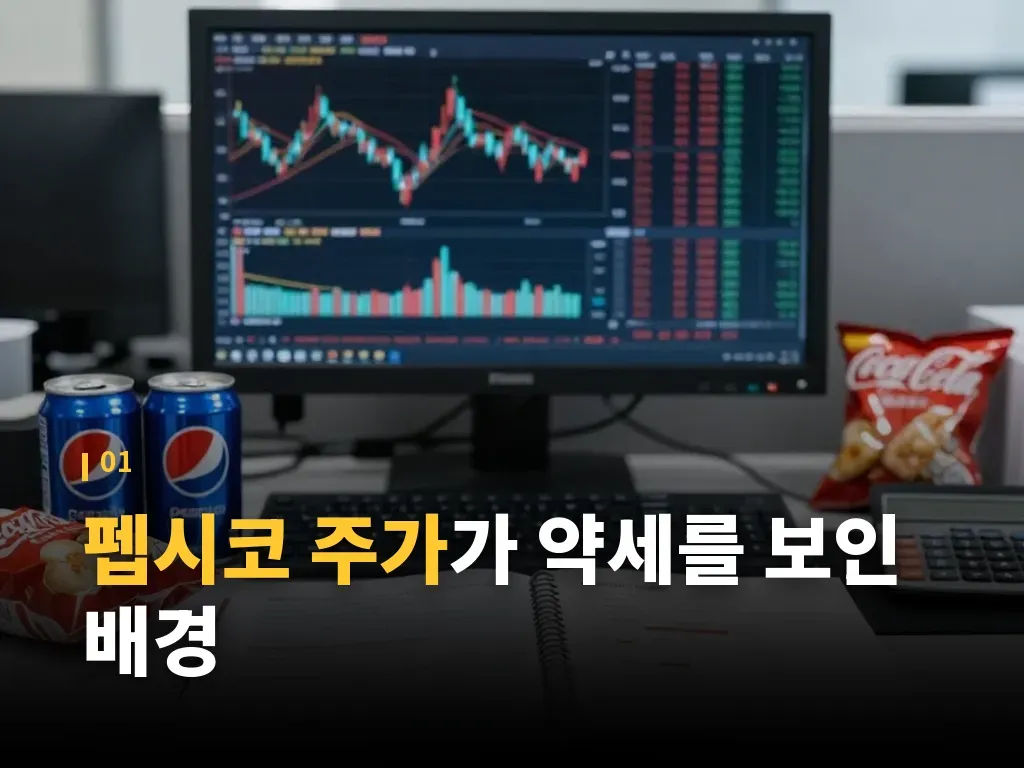 펩시코 주가를 움직이는 배당 매력 이미지