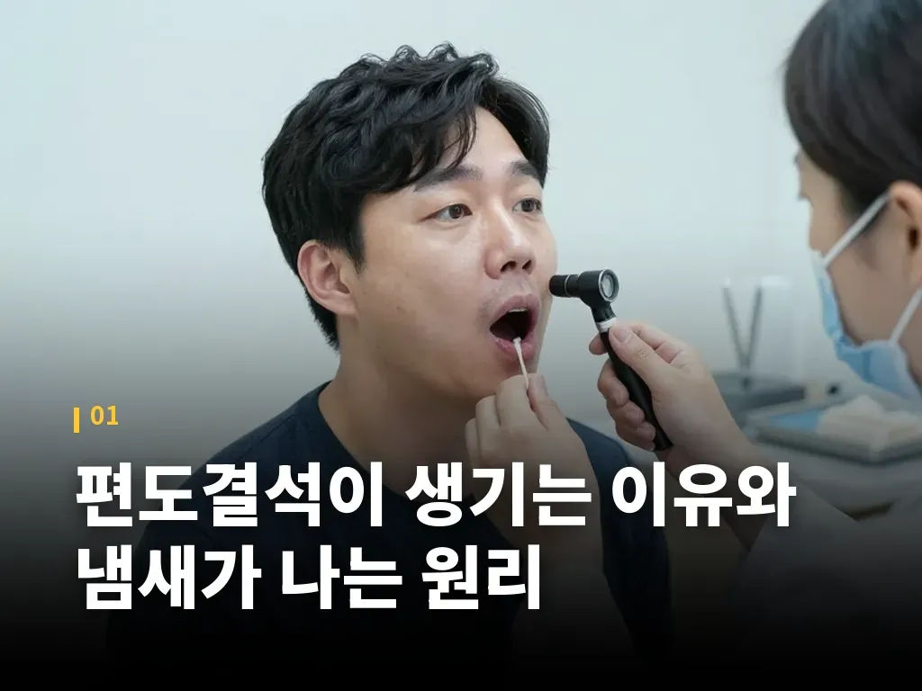 편도결석 빼는법 단계별로 안전하게 시도하는 순서 이미지