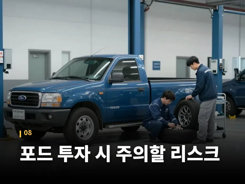 포드 투자 시 주의할 리스크 이미지