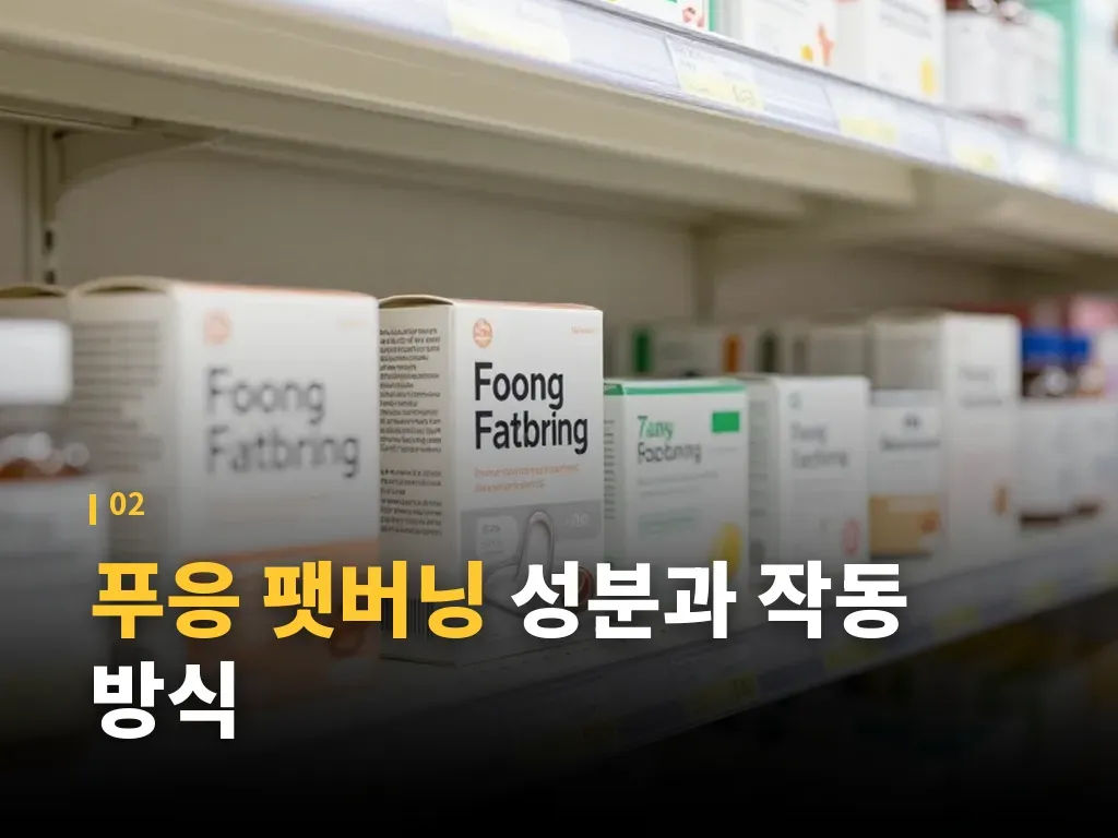 푸응 팻버닝을 고를 때 확인할 유형 이미지