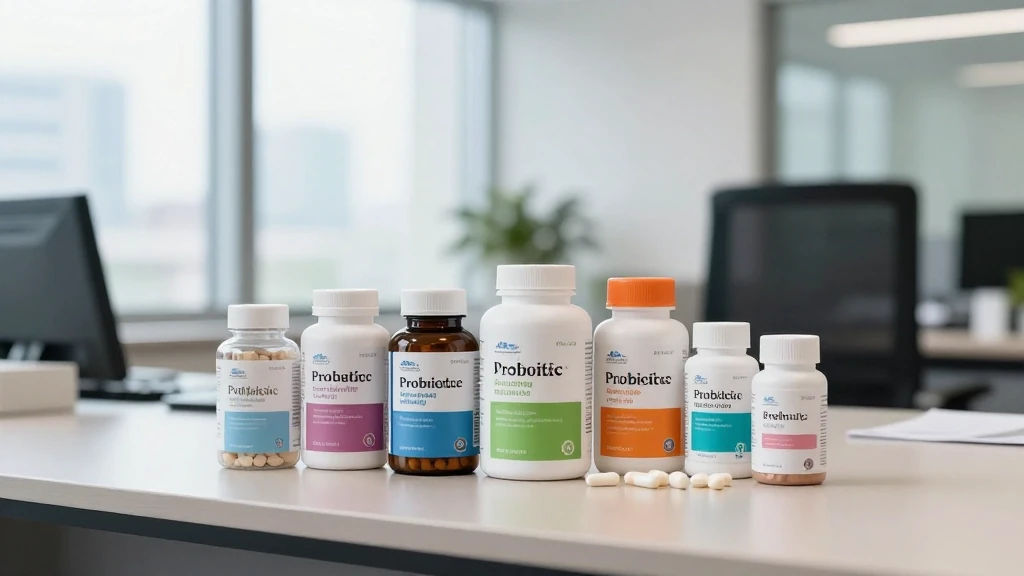 뼈 건강과 비타민D가 포함된 프로바이오틱스 제품 이미지