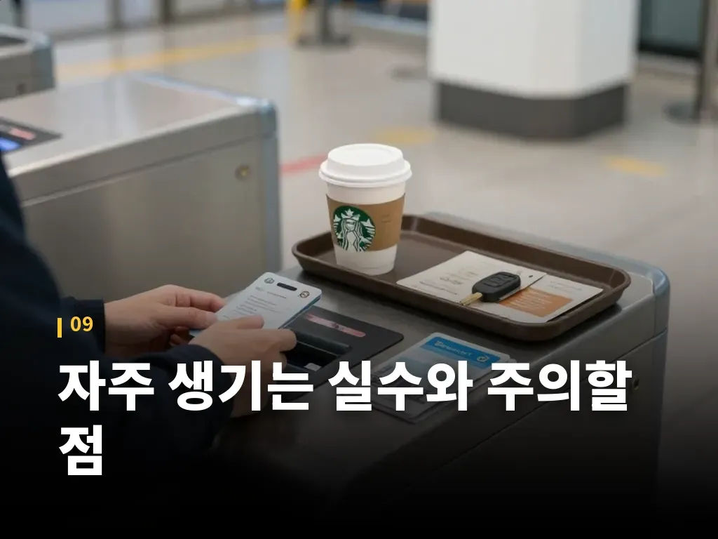 자주 생기는 실수와 주의할 점 이미지