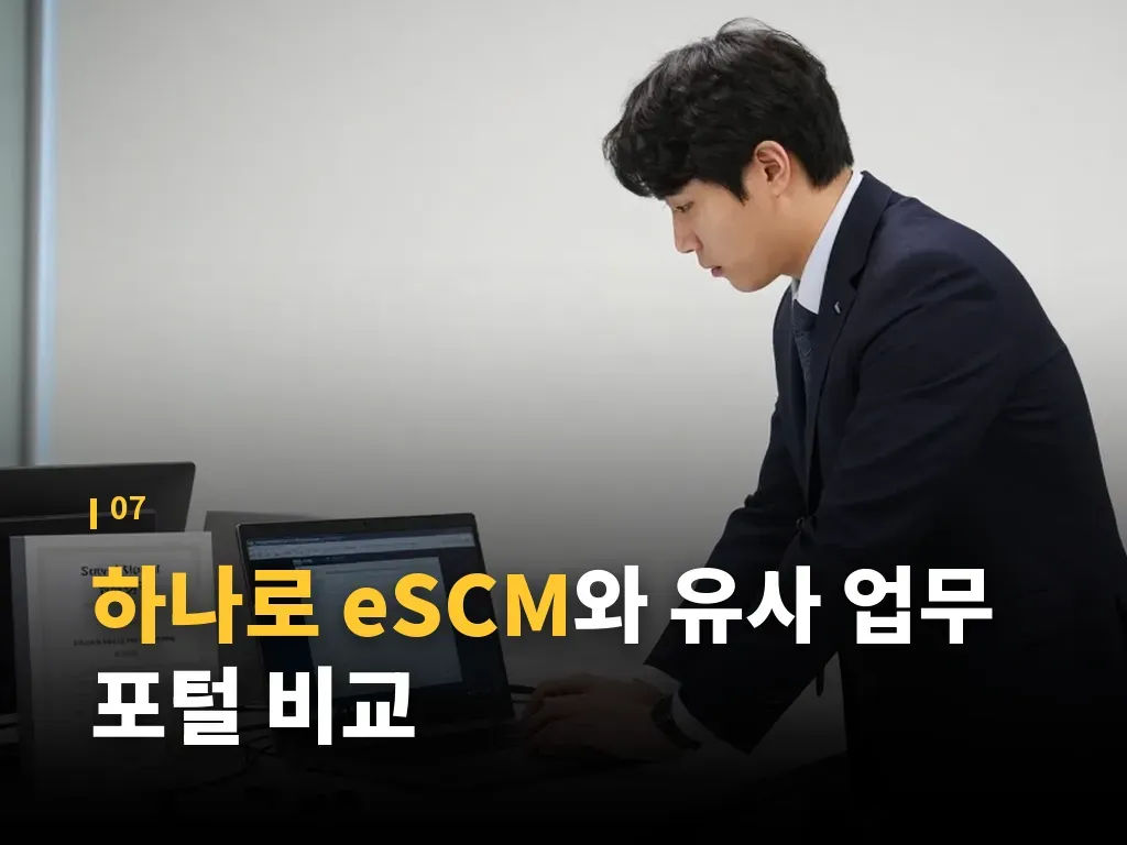 하나로 eSCM 자주 묻는 질문 이미지