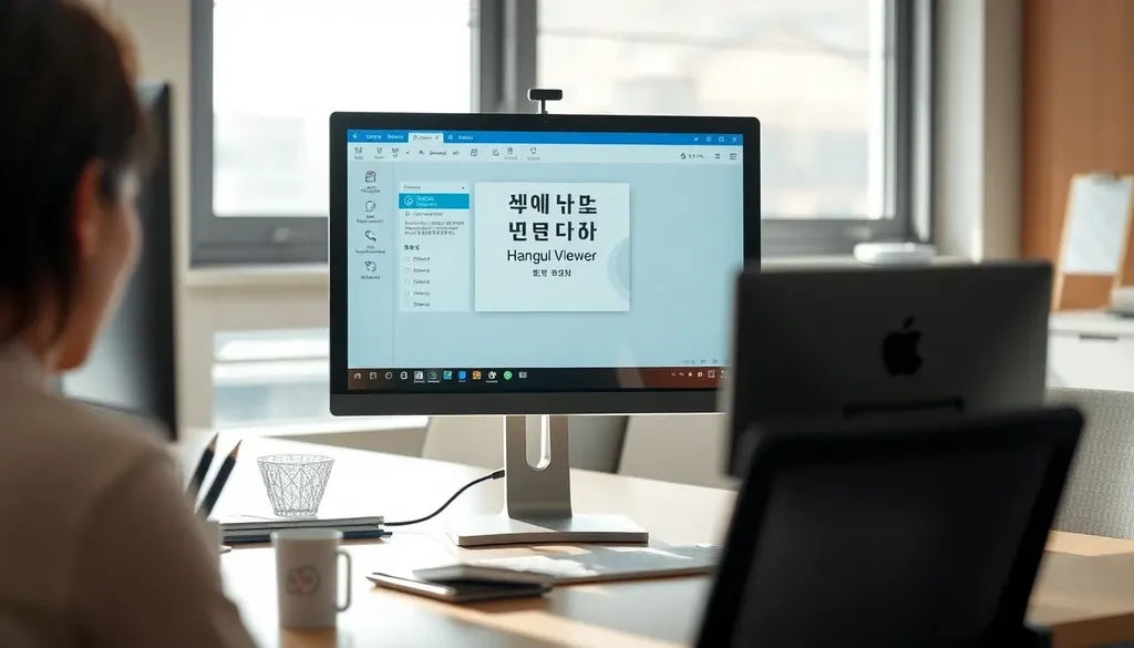 한글뷰어 무료 다운로드 주의사항 이미지