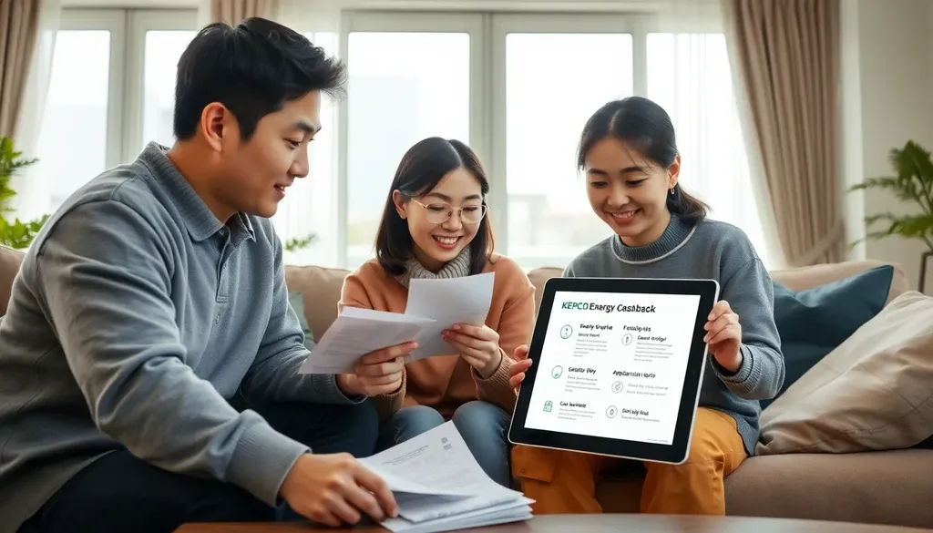 한전 에너지 캐시백 신청 절차 단계별 상세 안내 이미지