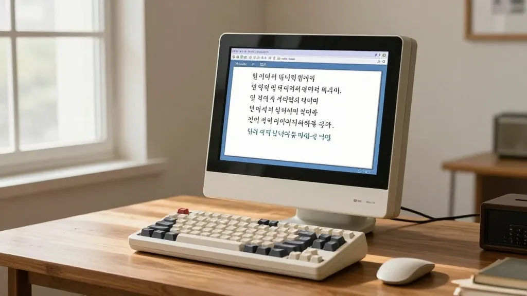 한컴타자연습 구버전 다운로드 방법 이미지