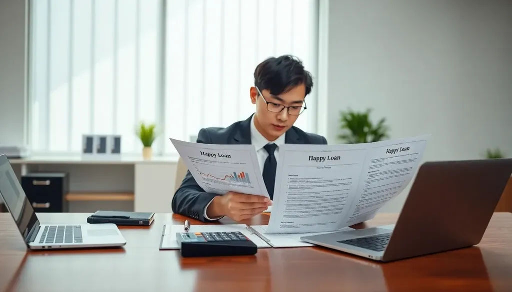 해피론 대출금리와 상환 방식 이미지