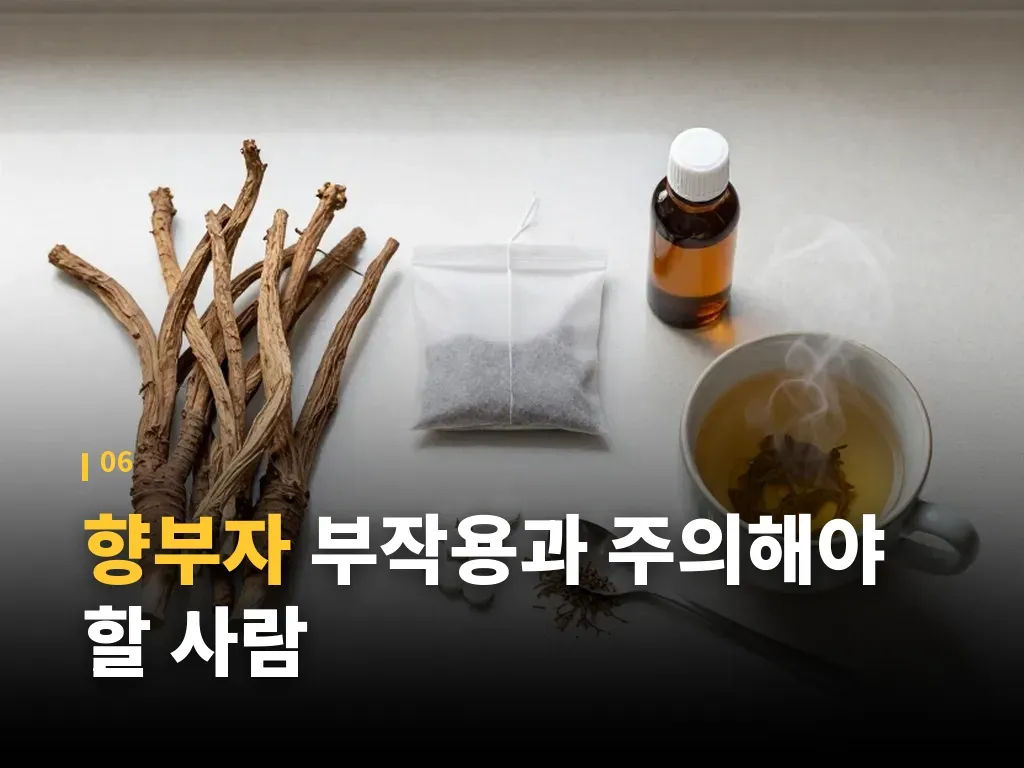 향부자 활용 전후로 지켜야 할 예방 습관 이미지