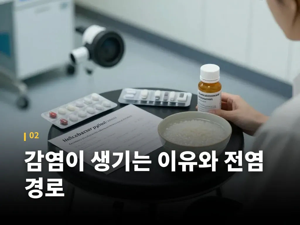 헬리코박터균 치료 방법의 분류 이미지