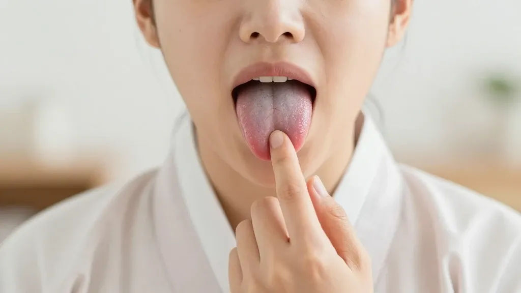 혓바닥 갈라짐 증상 비교 분석 이미지