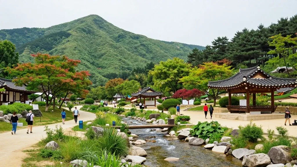 온천과 휴양을 겸한 금호화순스파 리조트 소개 이미지