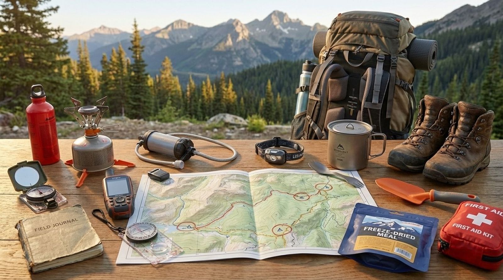 Backpacking Merit Badge emblem