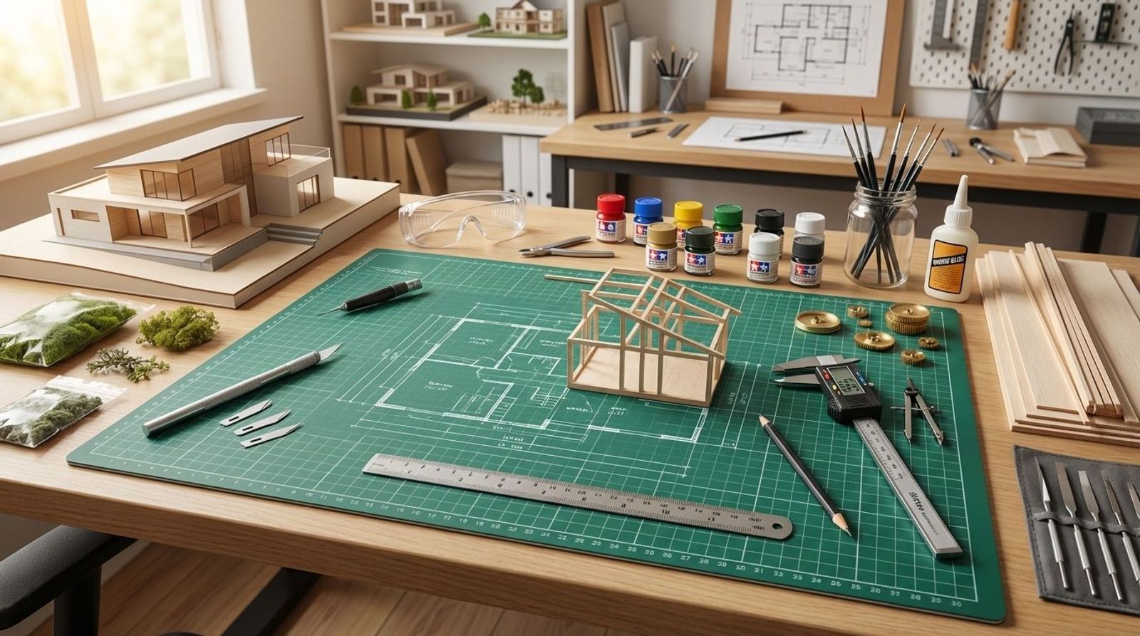 Model Design and Building Merit Badge emblem