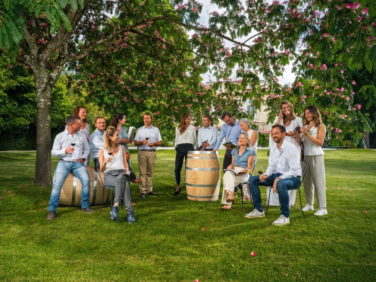Equipe Dourthe en extérieur