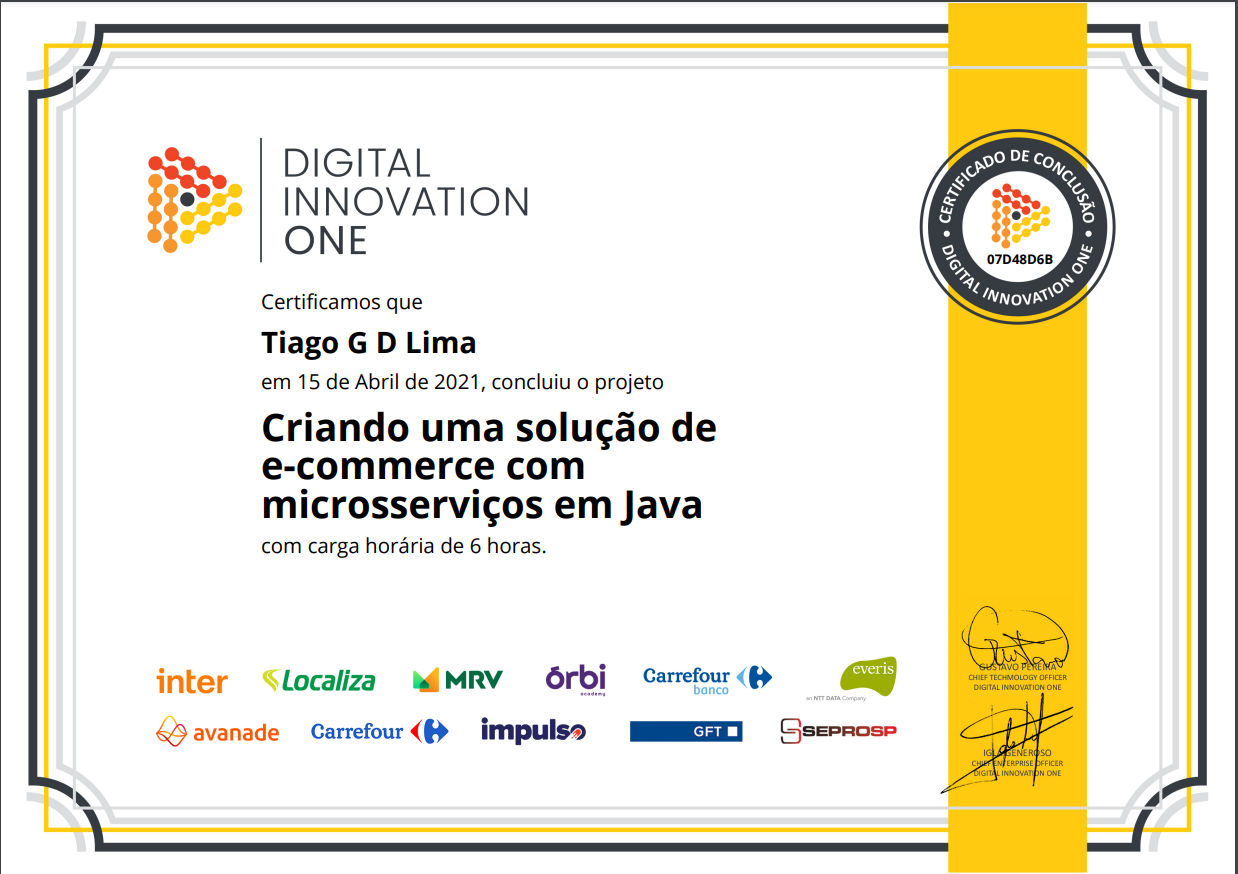 Criando uma solução de e-commerce com microsserviços em Java
