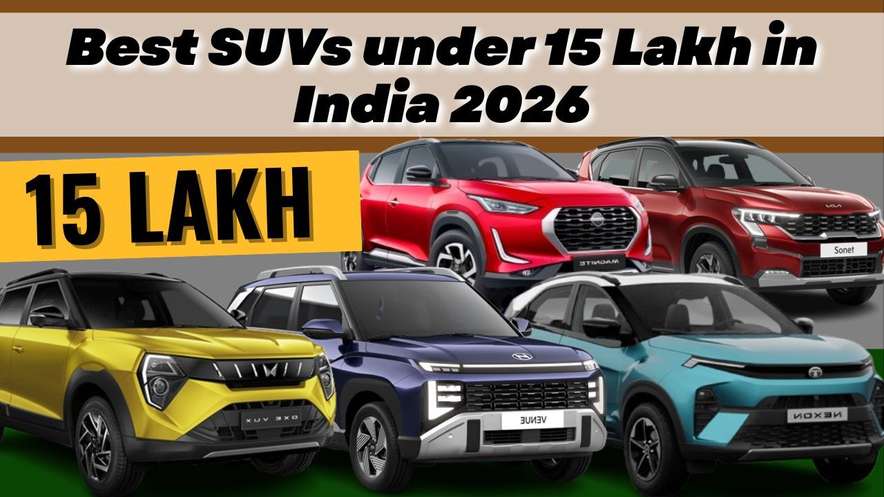 Best SUVs under 15 Lakh in India 2026