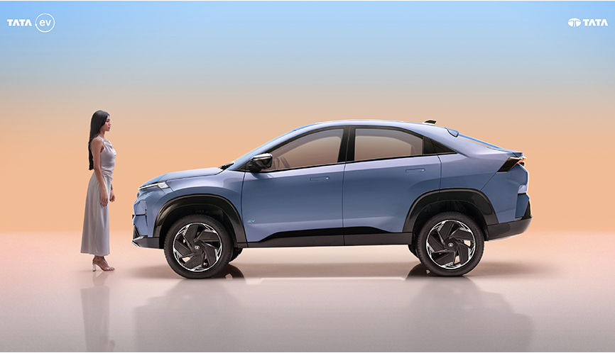 Tata Curvv.ev Upcoming Electric Coupe SUV