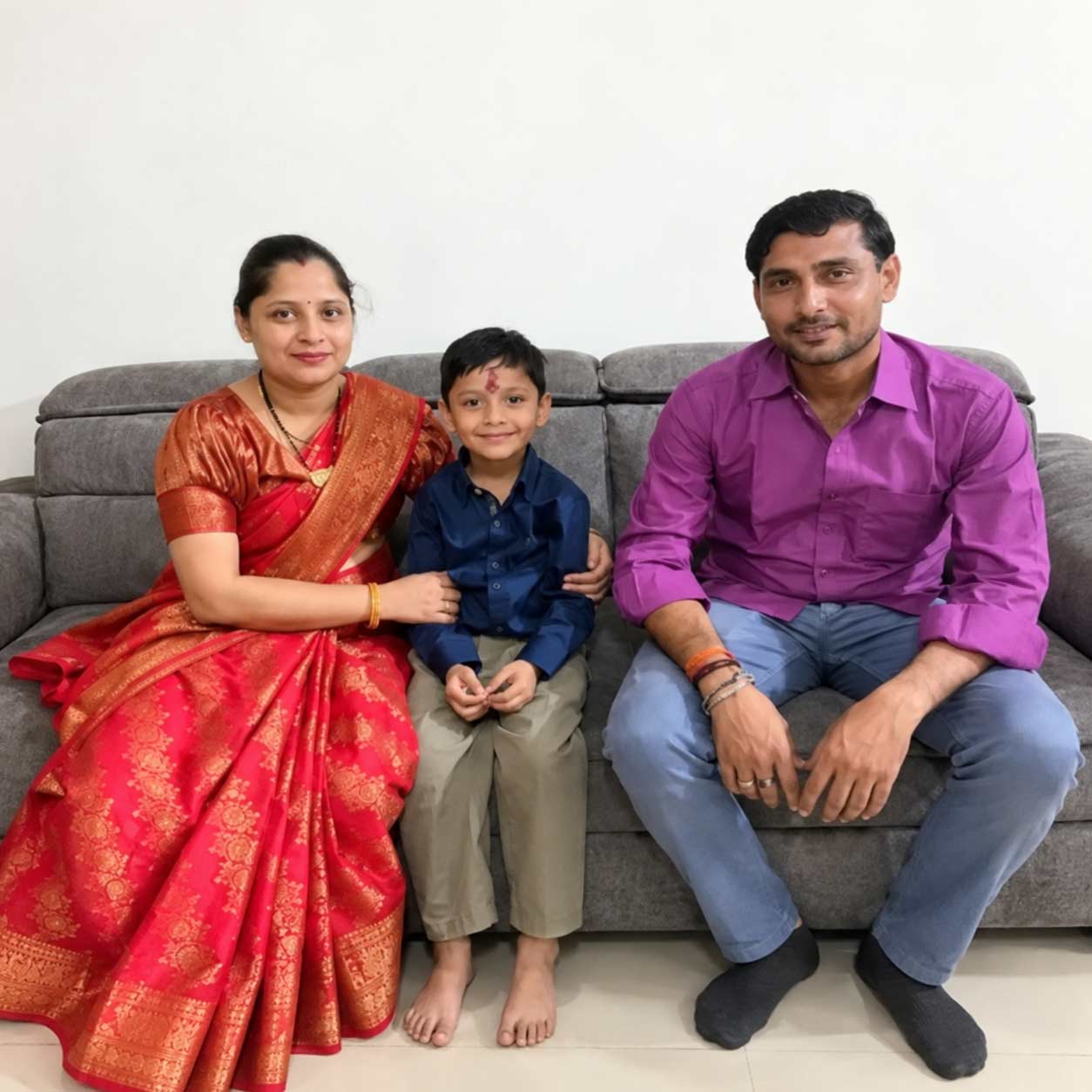 Parents of Anand Sharma
