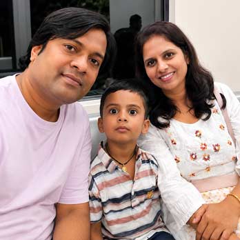 Santosh Raut and Pooja Raut