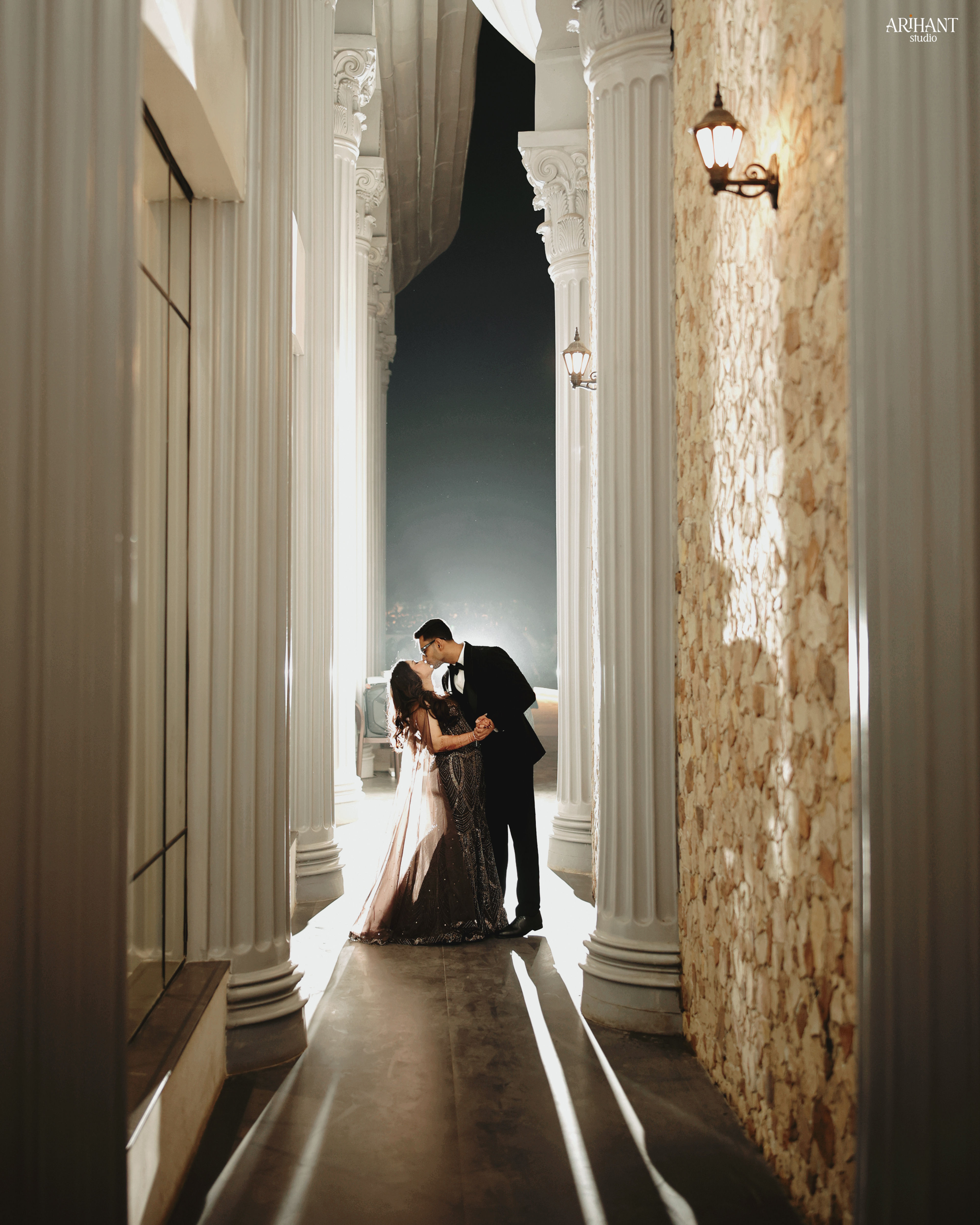 A captivating studio moment