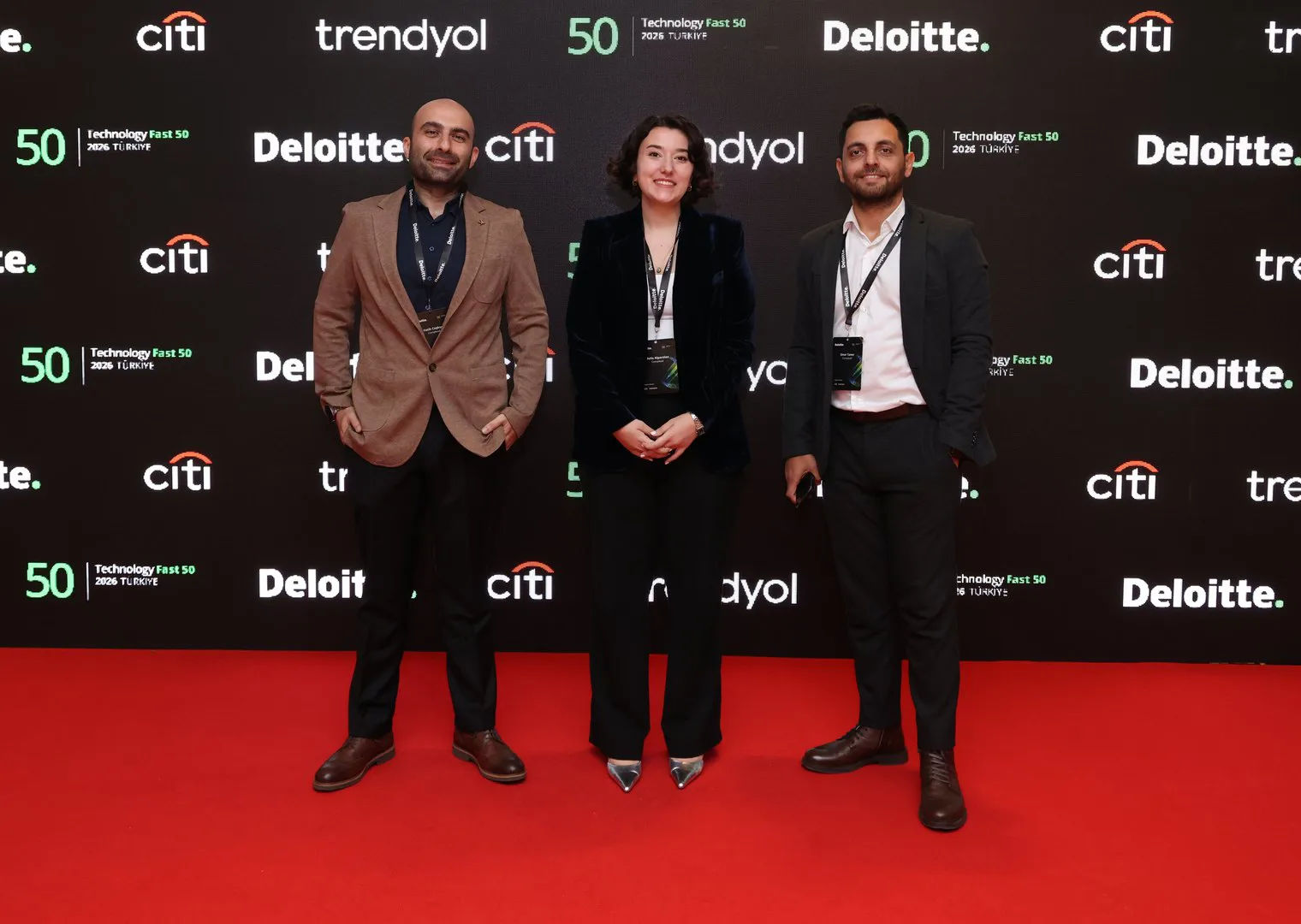 The complead team at the Deloitte Technology Fast 50 T&uuml;rkiye 2026 ceremony