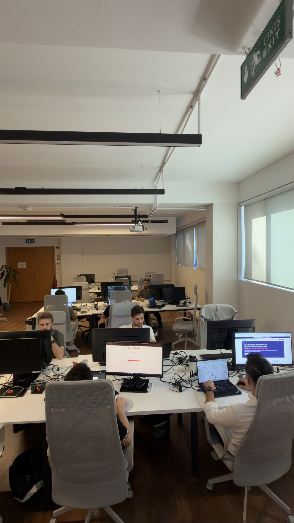 The office floor