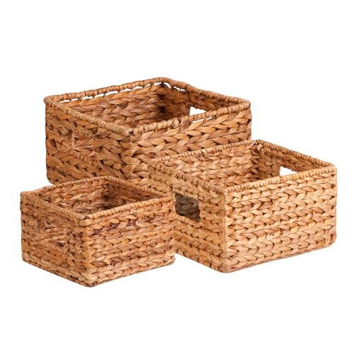 Water Hyacinth Storage Basket Set