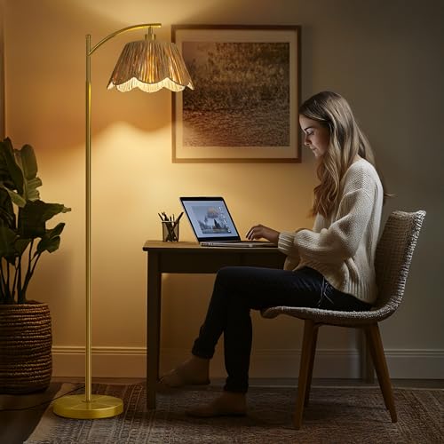 Rattan Floor Lamp