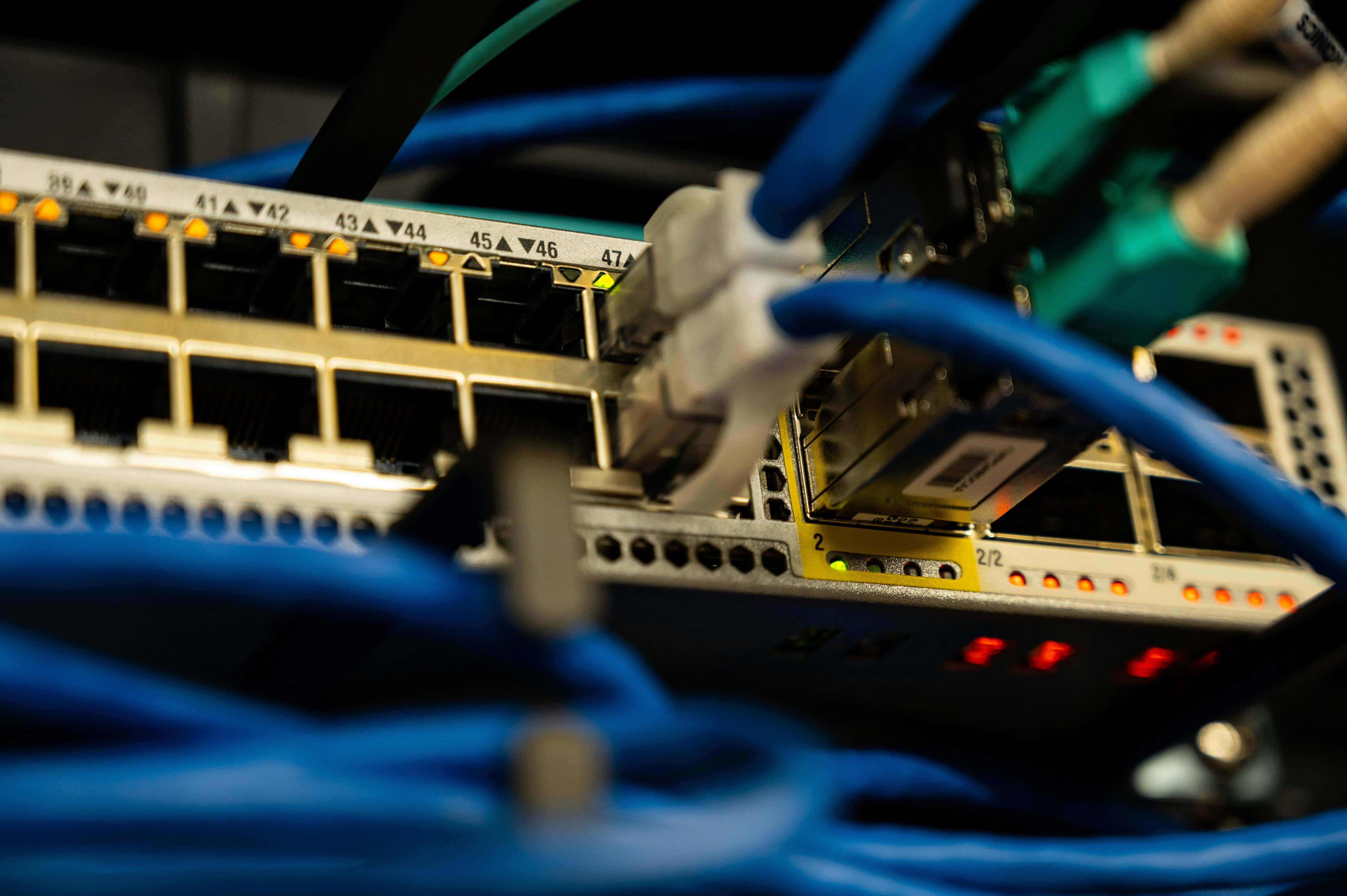 Data networking diagram